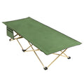 Faltbares Campingbett Aluminiumlegierung Grün 190x65x35 cm