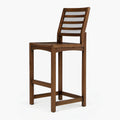 Barhocker aus Teakholz Braun
