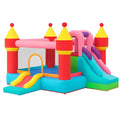 Aufblasbare Hüpfburg mit Rutsche PVC Mehrfarbig 400x300x250 cm
