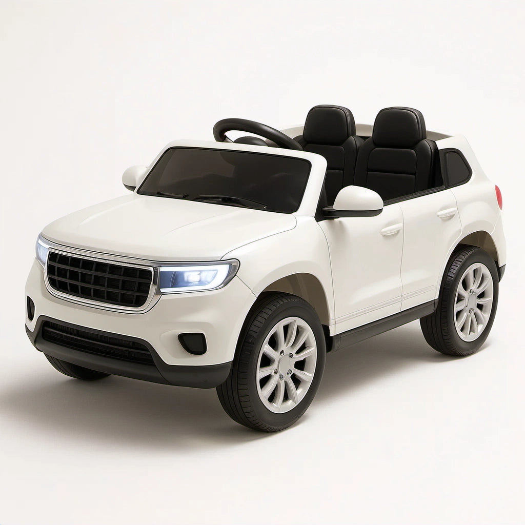 Kinder Elektroauto SUV Weiß ABS Kunststoff 12V