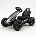 Kinder Go-Kart Kunststoff Schwarz/Silber